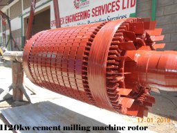 1120kw cement milling machine rotor